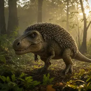 Hedgehog + Tyrannosaurus rex